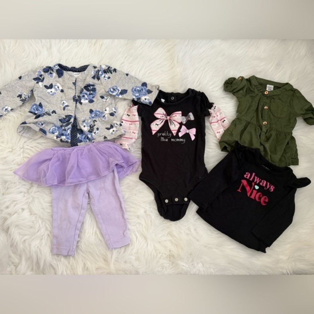 Bundle of (13) girls 6 months clothes